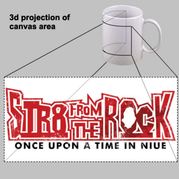 STR8 FROM THE ROCK Mug (NZ Delivery Only) Thumbnail
